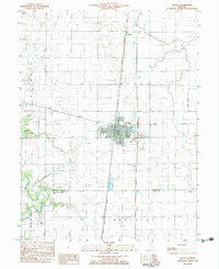 Arcola 1983 topographic map thumbnail