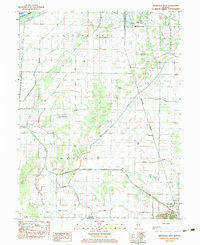 Arenzville West 1983 topographic map thumbnail