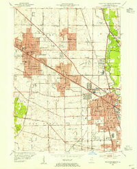 Arlington Heights 1953 topographic map thumbnail