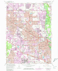 Arlington Heights 1963 topographic map thumbnail