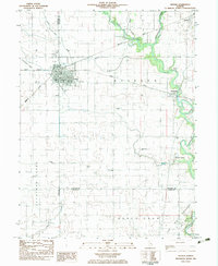 Arthur 1983 topographic map thumbnail