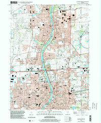 Aurora North 1998 topographic map thumbnail