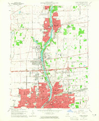Aurora North 1964 topographic map thumbnail
