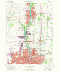 Aurora North 1964 topographic map thumbnail