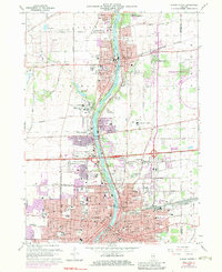 Aurora North 1964 topographic map thumbnail