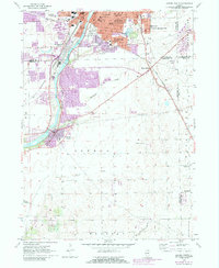 Aurora South 1954 topographic map thumbnail