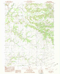 Avena 1982 topographic map thumbnail