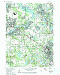Barrington 1993 topographic map thumbnail