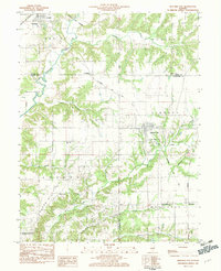 Beecher City 1983 topographic map thumbnail
