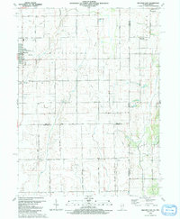 Beecher East 1990 topographic map thumbnail