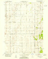 Beecher East 1953 topographic map thumbnail