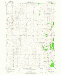 Beecher East 1953 topographic map thumbnail