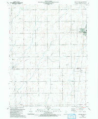 Beecher West 1990 topographic map thumbnail