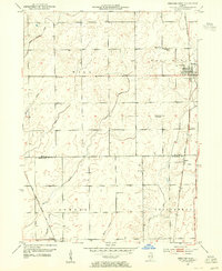 Beecher West 1953 topographic map thumbnail