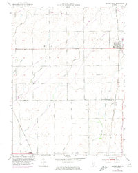 Beecher West 1953 topographic map thumbnail