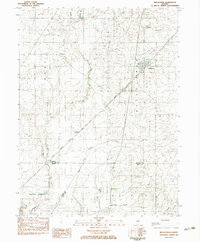 Bellflower 1983 topographic map preview