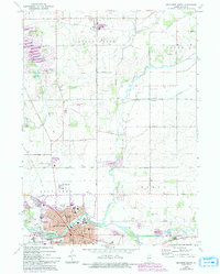 Belvidere North 1970 topographic map thumbnail