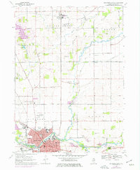 Belvidere North 1970 topographic map thumbnail