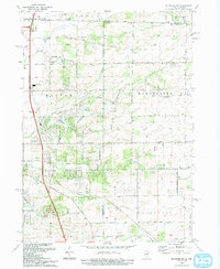 Belvidere NW 1993 topographic map thumbnail