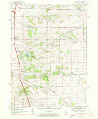 Belvidere NW 1970 topographic map thumbnail