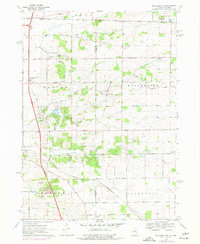 Belvidere NW 1970 topographic map thumbnail
