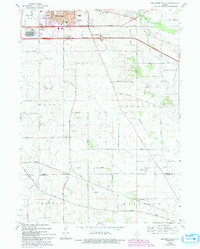 Belvidere South 1968 topographic map thumbnail