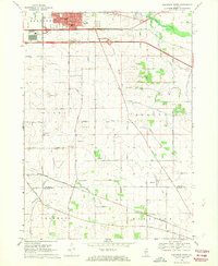 Belvidere South 1968 topographic map thumbnail