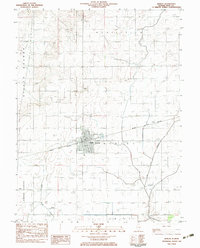 Bement 1983 topographic map thumbnail