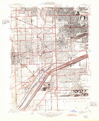 Berwyn 1928 topographic map preview