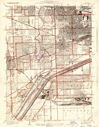Berwyn 1928 topographic map thumbnail