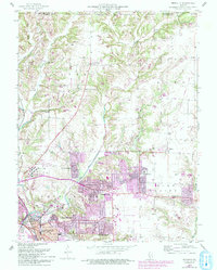 Bethalto 1954 topographic map preview