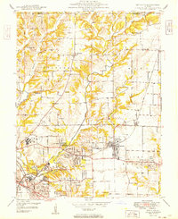 Bethalto 1949 topographic map preview