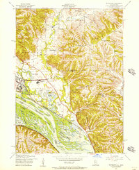 Blackhawk 1953 topographic map thumbnail