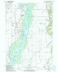 Blanchard Island 1991 topographic map thumbnail