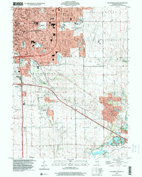 Bloomington East 1998 topographic map thumbnail