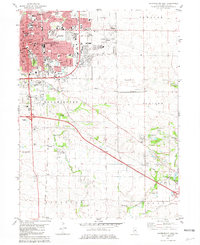 Bloomington East 1981 topographic map thumbnail