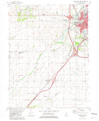 Bloomington West 1981 topographic map thumbnail