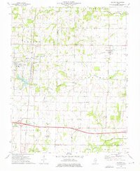 Bluford 1973 topographic map thumbnail