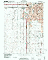Bondville 1998 topographic map thumbnail