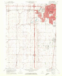 Bondville 1970 topographic map thumbnail