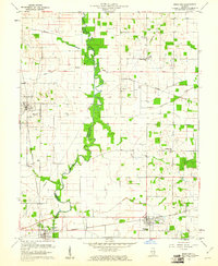 Bone Gap 1959 topographic map thumbnail