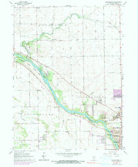 Bourbonnais 1963 topographic map thumbnail