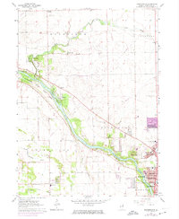 Bourbonnais 1963 topographic map thumbnail