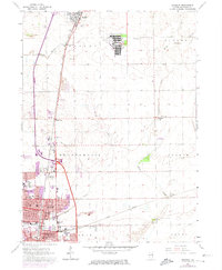Bradley 1964 topographic map thumbnail