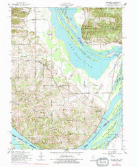 Brussels 1954 topographic map preview