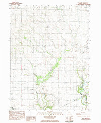 Buda NE 1983 topographic map thumbnail
