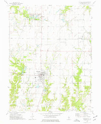 Bunker Hill 1974 topographic map thumbnail