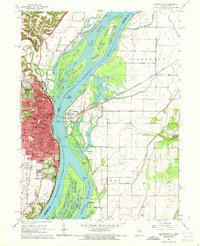 Burlington 1964 topographic map thumbnail