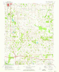Burnt Prairie 1971 topographic map thumbnail