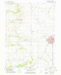 Bushnell West 1974 topographic map thumbnail